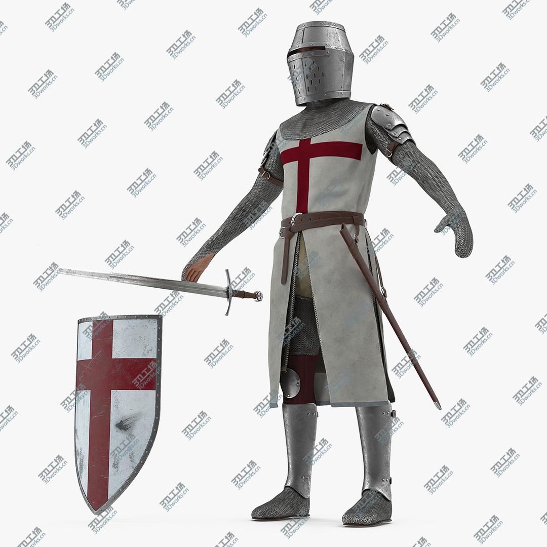 images/goods_img/202104092/3D Knight Templar T-Pose Set/1.jpg